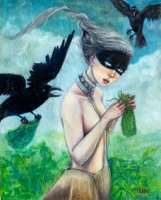 Laurie McClave (WA,20/21C) acrylic painting
