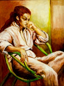 Thelma Thal (NY,1903-2001) oil painting
