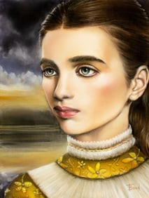 Tanya Bond (Irish,20/21C) pastel painting