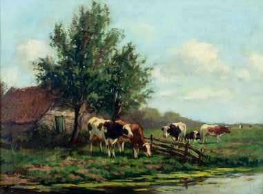 Cornelis Verschuur (Dutch,1888-1966) oil painting