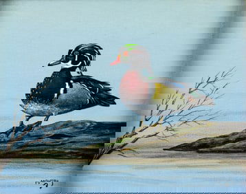Lee Mauney (NC,20/21C) oil painting