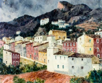 Zoltan Poharnok (Hungary,1905-1976) oil painting