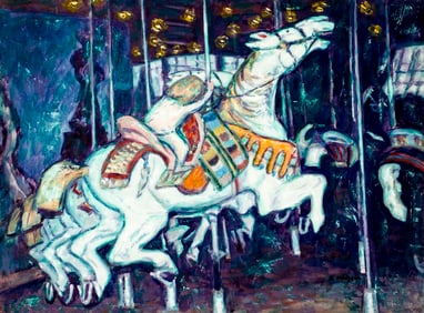 Evelyn Metzger (NY,Brazil,1911-2007) oil painting