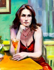 John Reilly (NY,NJ,1942-2021) oil painting
