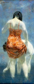 Joseph Hirsch (PA,NY,1910-1981) oil painting