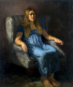 Milton (US,20C) oil painting