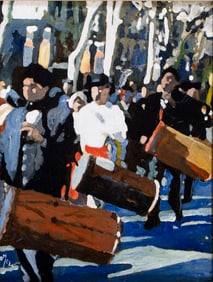 Serge Gomez (French,1941-?) oil painting