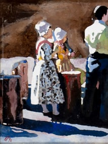 Serge Gomez (French,1941-?) oil painting