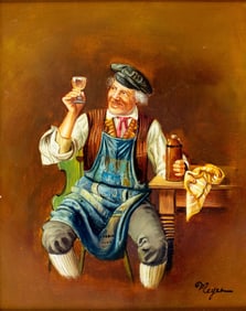 Meyer (German,20C) oil painting