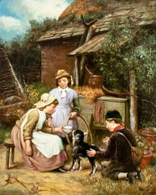 Karoly Pap (Hungary,1918-?) oil painting