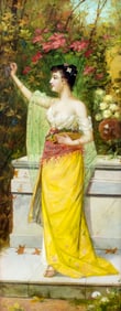 R Gamann (Europe,19C) oil painting antique