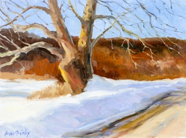 James McGinley (NJ,NY,MD,1937-2021) oil painting