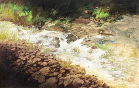 Dickerson (US,20C) pastel painting