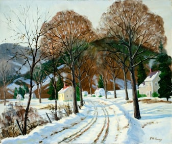 George Holloway (NJ,20C) oil painting