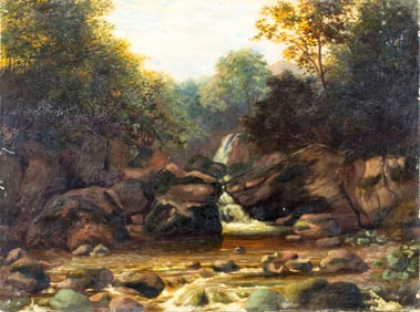 T Wren (UK,19/20C) oil painting antique