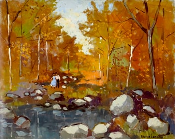 Maurice Lemaitre (France,1929-2018) oil painting