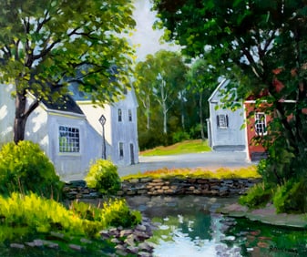 George Holloway (NJ,20C) oil painting