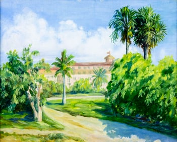 G Lawrence (FL,mid 20C) oil painting