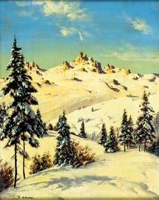 Hans Smatlak Barma (Austria,1903-1978) oil painting