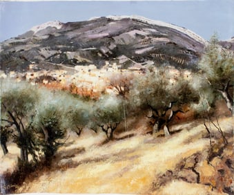 Georges Blouin (France,1920-?) oil painting