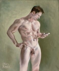 Oleg Yurtaev (Russia,b 1981) oil painting