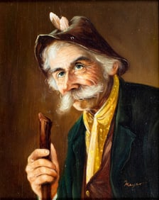 Meyer (German,20C) oil painting
