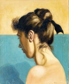 Florence J Englert Backstrom (NJ,mid 20C) oil painting