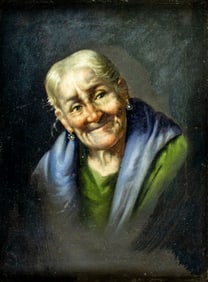 Marola (Italy,early 20C) oil painting antique