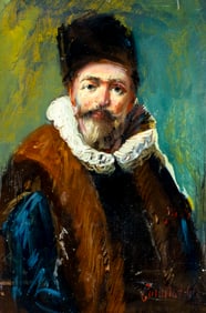 Janos Toth (Hungary,1899-1978) oil painting