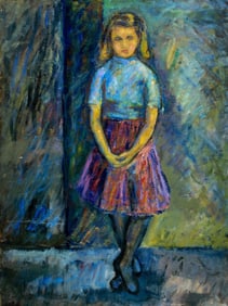 Evelyn Metzger (NY,Brazil,1911-2007) oil painting
