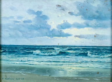 Karl Martinsen (Denmark,1899-1960) oil painting antique