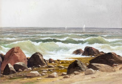 Charles Lanman (NY,DC,MI,1819-1895) oil painting antique