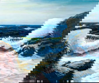 George Holloway (NJ,20C) oil painting