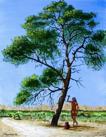 Raymond Plockelman (FL,1943-2021) oil painting