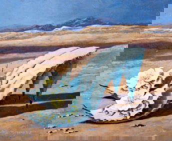 Carolyn Schmitz (AZ,20/21C) oil painting