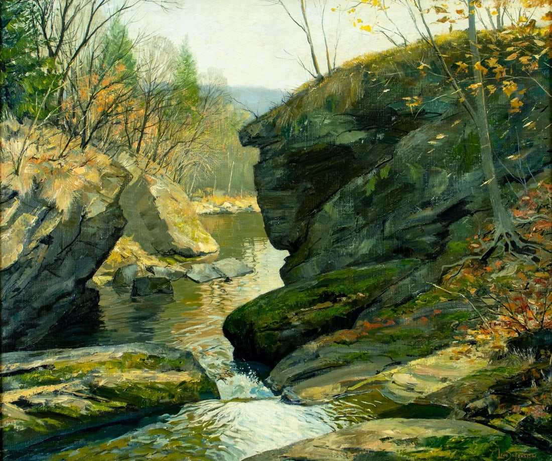 Leon Soderston (US,1894-1955) oil painting (1 of 14)