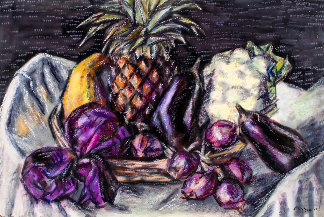 Evelyn Metzger (NY,Brazil,1911-2007) oil painting (1 of 15)