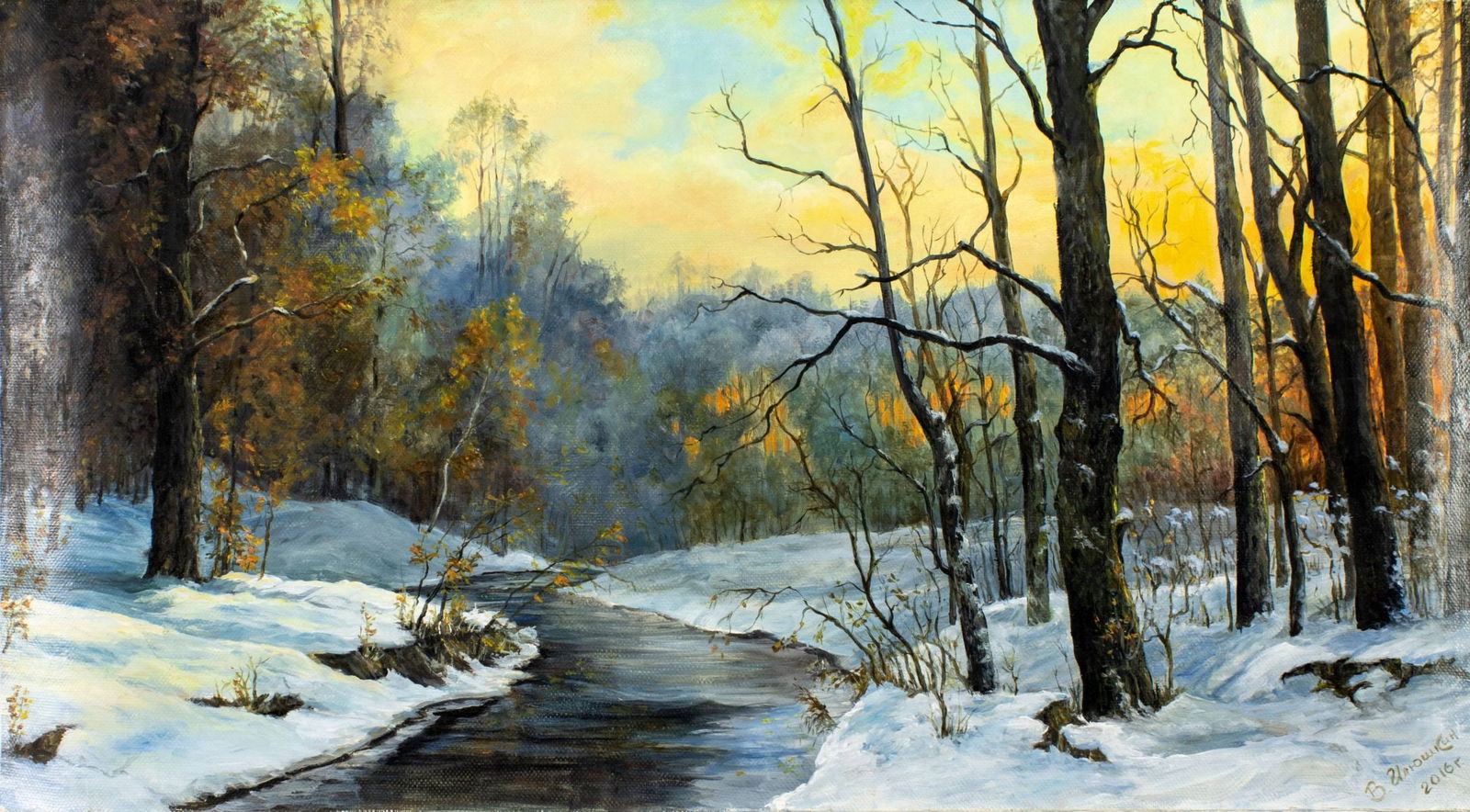 Viktor Ilyushkin (Russia,b 1946) oil painting (1 of 13)