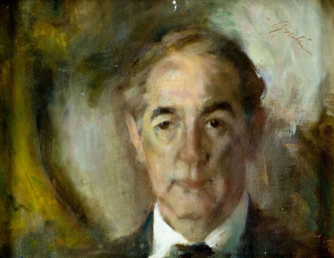 Samuel Oppenheim (NY,1901-1992) oil painting (1 of 13)