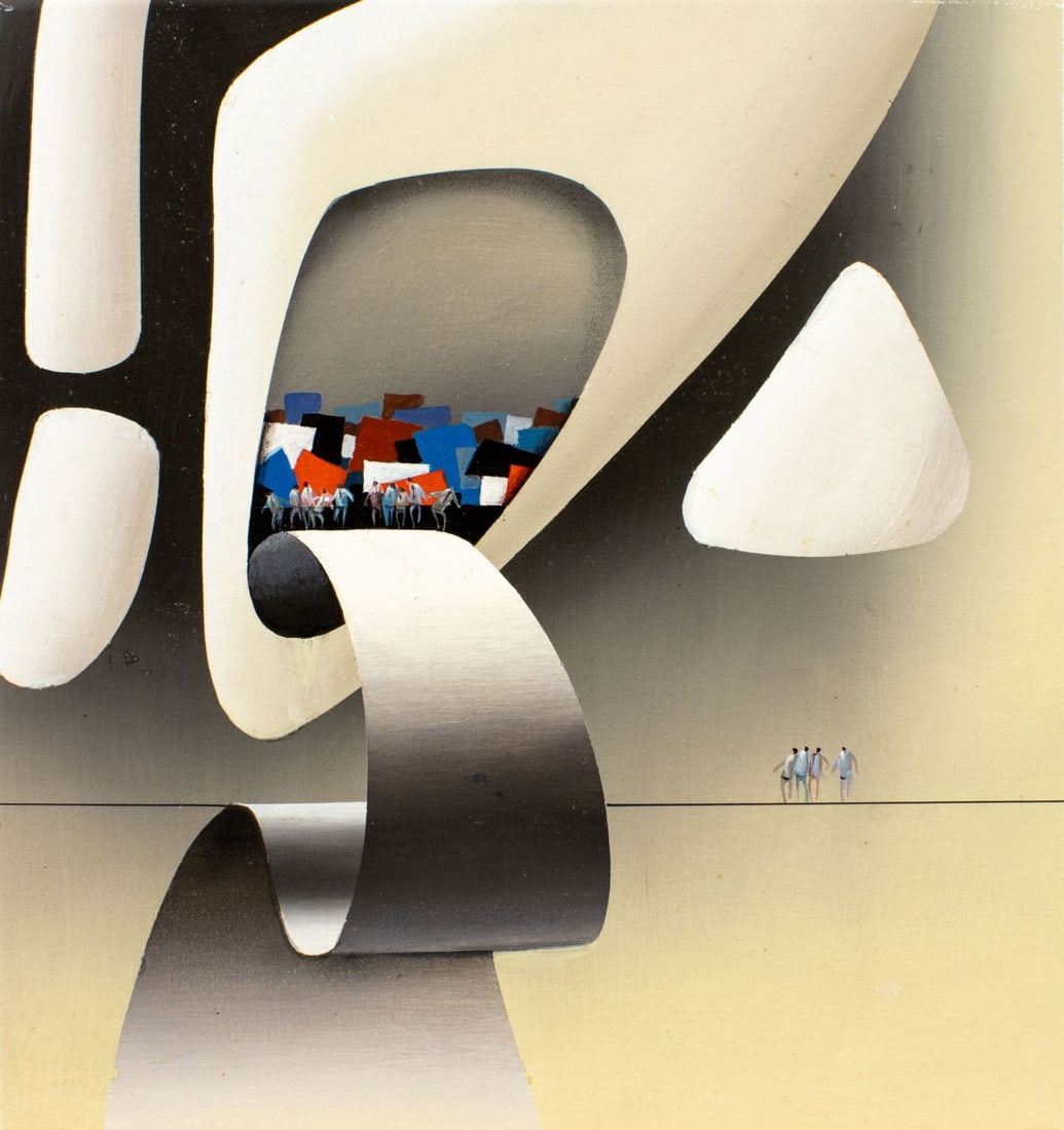 Kurt Larisch (Austria,Mexico,1913-2009) oil painting (1 of 11)