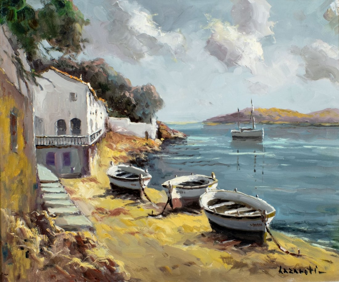 Ignace Lazaroti (Europe,20C) oil painting (1 of 15)