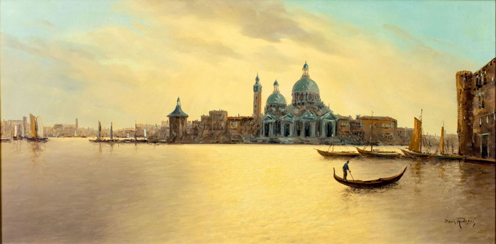 Mario Rossi (Italy,UK,b 1958) oil painting (1 of 12)