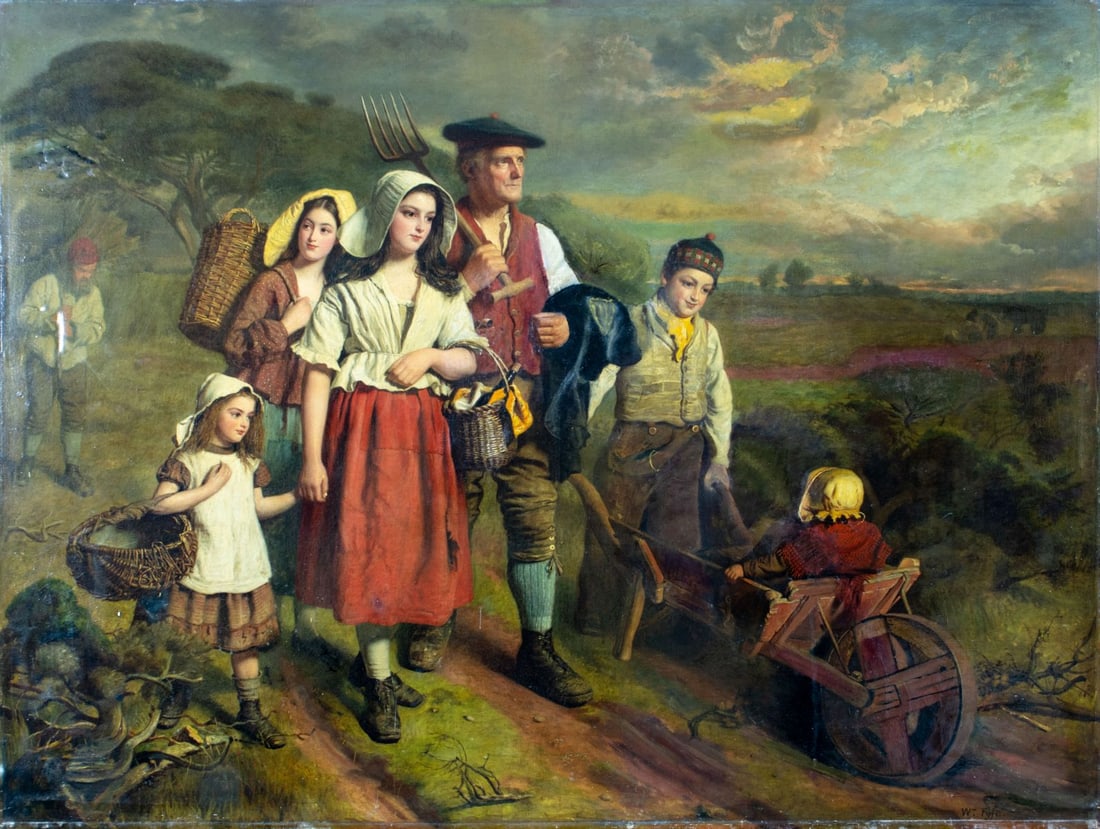 William Fyfe (UK,1836-1882) oil painting antique (1 of 15)