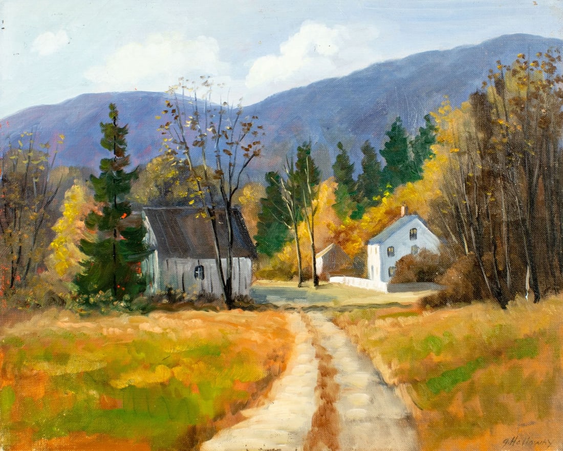 George Holloway (NJ,20C) oil painting (1 of 12)