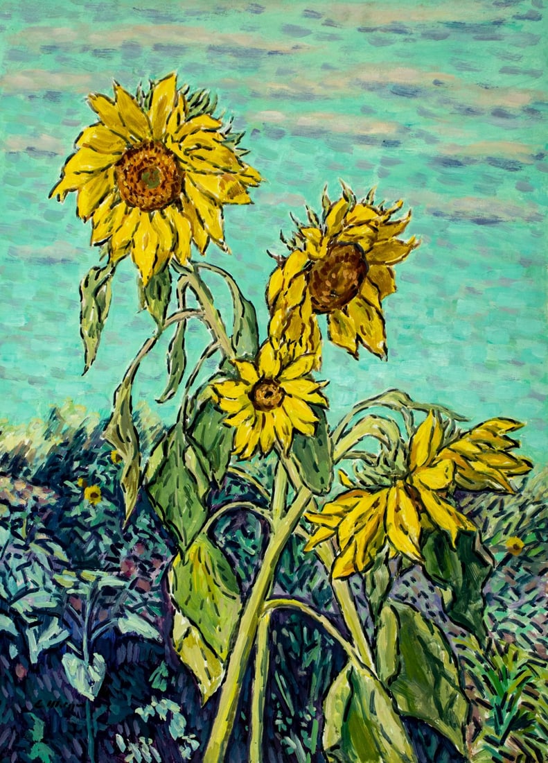 Evelyn Metzger (NY,Brazil,1911-2007) oil painting (1 of 13)