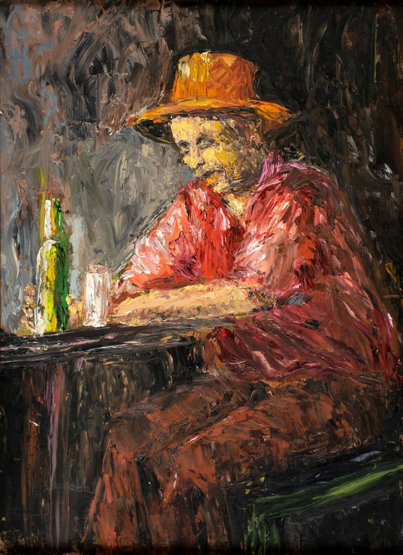 Thelma Thal (NY,1903-2001) oil painting (1 of 13)