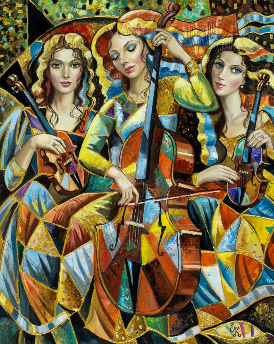 Elena Khmeleva (Russia,b 1966) oil painting (1 of 13)