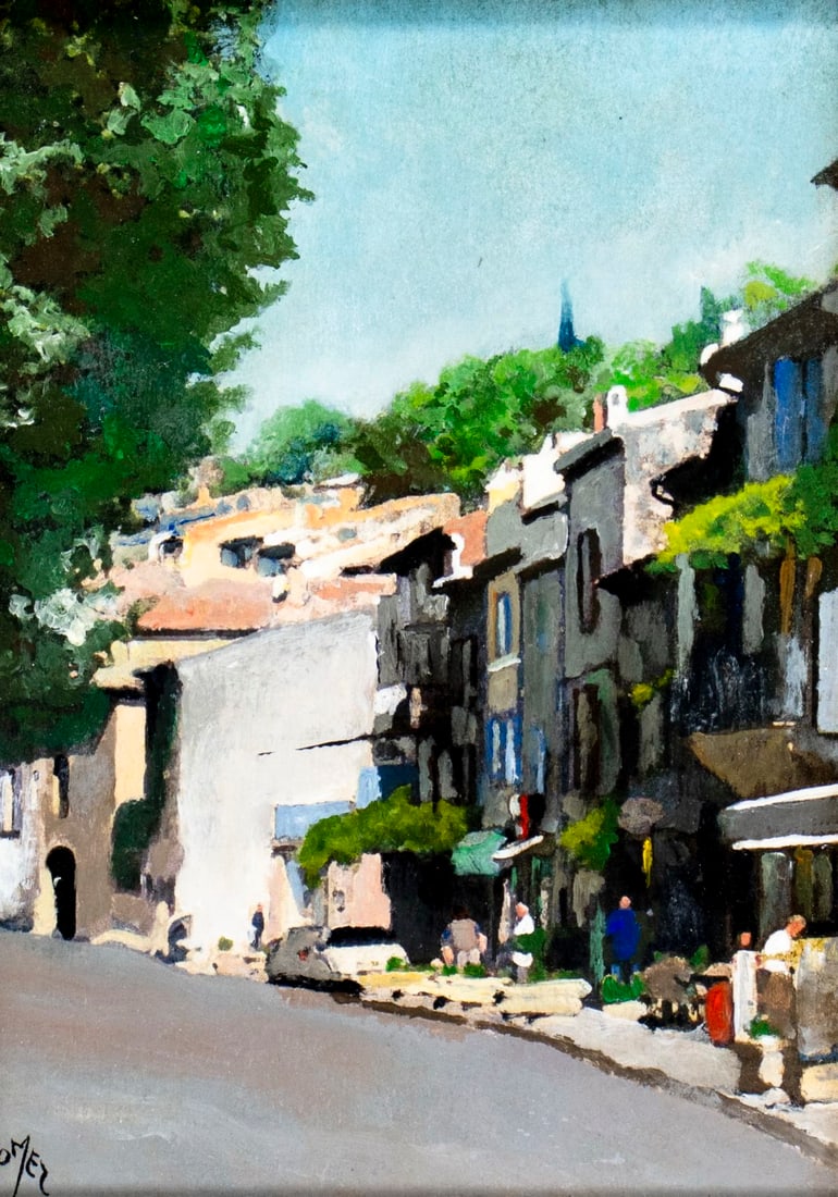 Serge Gomez (French,1941-?) oil painting (1 of 14)