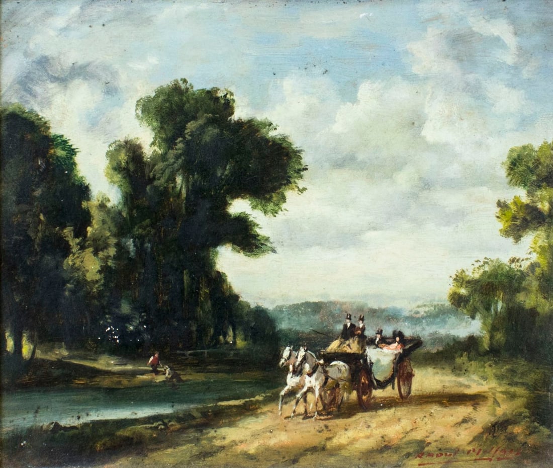 Raoul Millais (UK,1901-1999) oil painting (1 of 11)