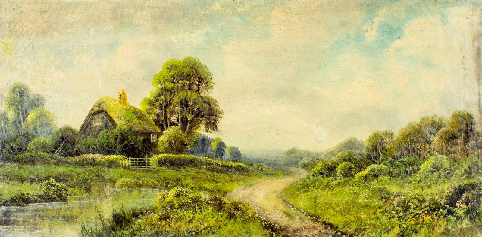 Edwin Cole (UK,19/20C) oil painting antique (1 of 14)